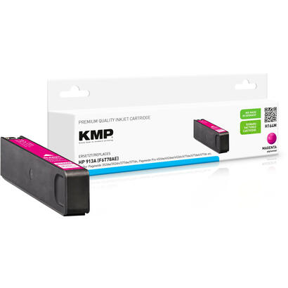 cartucho-kmp-hp-913a-f6t78ae-magenta-3000-s-hybrid-chip-refilled