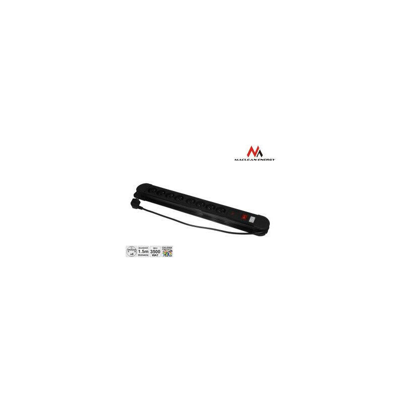 maclean-mce11-base-multiple-15-m-8-salidas-ac-interior-negro maclean-mce11-base-multiple-15-m-8-salidas-ac-interior-negro