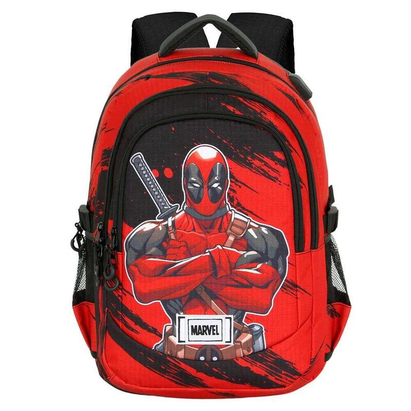 mochila-plus-bad-deadpool-marvel-44cm