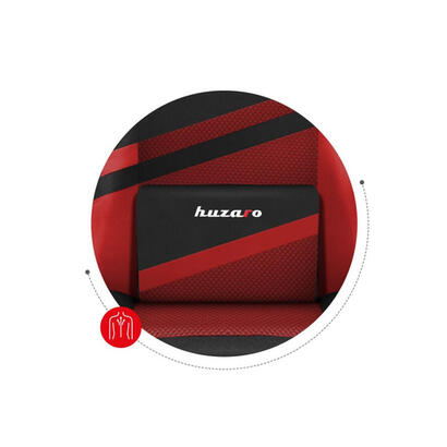 silla-gaming-huzaro-force-44-red-mesh