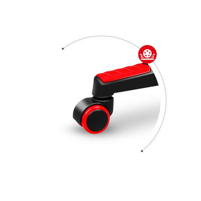 silla-gaming-huzaro-force-44-red-mesh