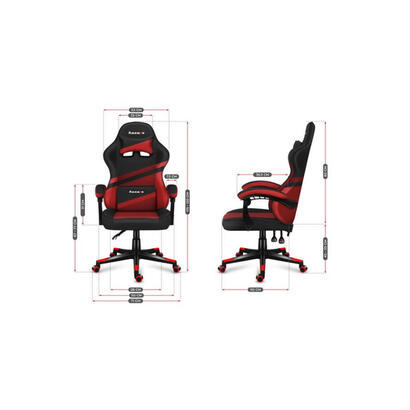 silla-gaming-huzaro-force-44-red-mesh