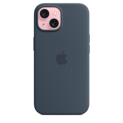 apple-funda-iphone-15-silicone-case-with-magsafe-storm-blue