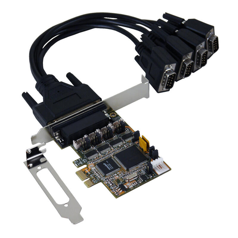 io-exsys-pcie-4x-seriell-db9-ex-44384-lp-inkl-low-profile-slotblech