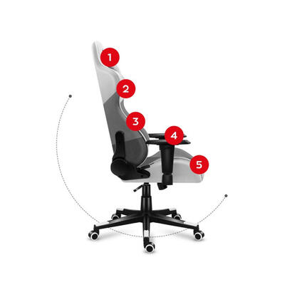 silla-gaming-huzaro-force-62-malla-blanca