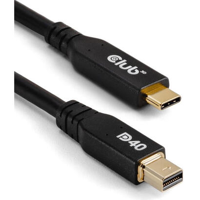 cable-club3d-cac-1561-displayport-2-m-mini-displayport-usb-tipo-c-negro