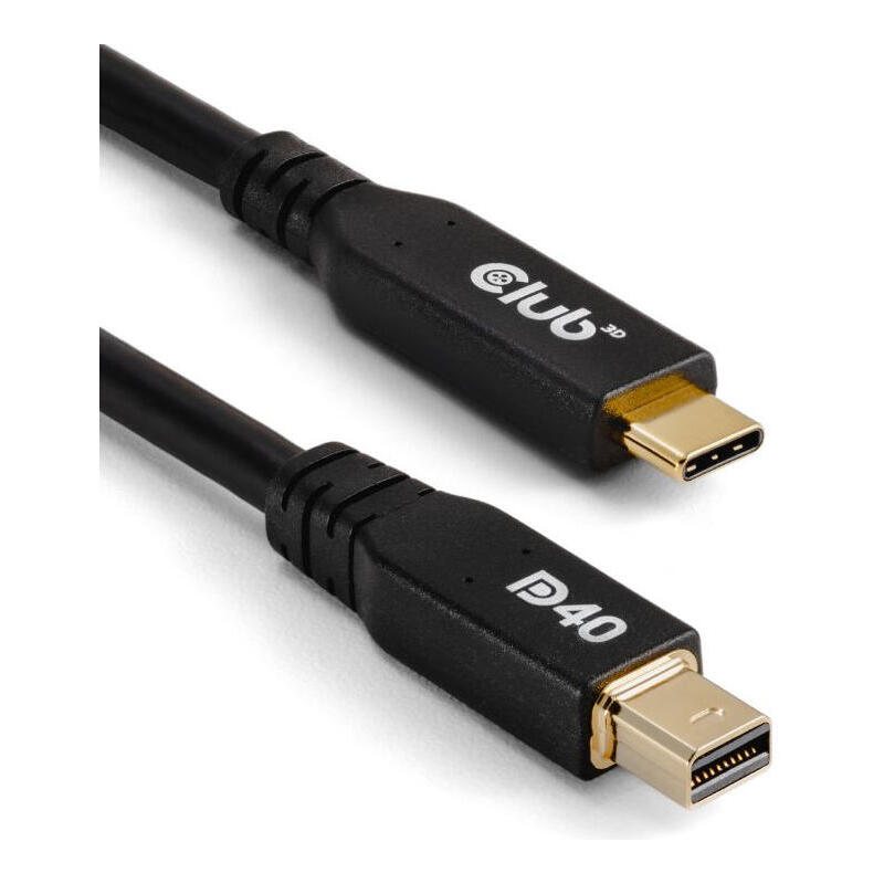 cable-club3d-cac-1561-displayport-2-m-mini-displayport-usb-tipo-c-negro