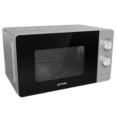 gorenje-mo20e1s-negro-acero-inoxidable-solo-microondas-sobre-superficie-20-l-800-w