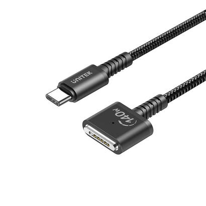 unitek-c14121bk-1m-cable-1m-usb-c-magsafe-140w
