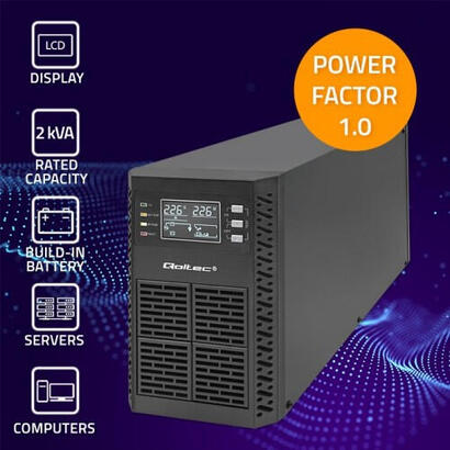 sai-qoltec-52281-sistema-de-alimentacion-ininterrumpida-ups-doble-conversion-en-linea-2-kva-2000-w-3-salidas-ac