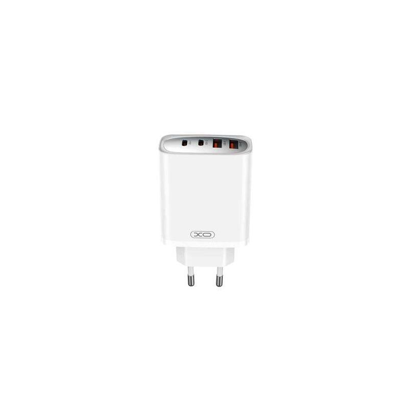 xo-cargador-rapido-usb-a-225w-2-puertos-tipo-c-multiples-voltajes-alta-eficiencia-blanco