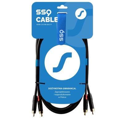 ssq-rcarca2-ss-1432-cable-2x-rca-2x-rca-2-m-negro