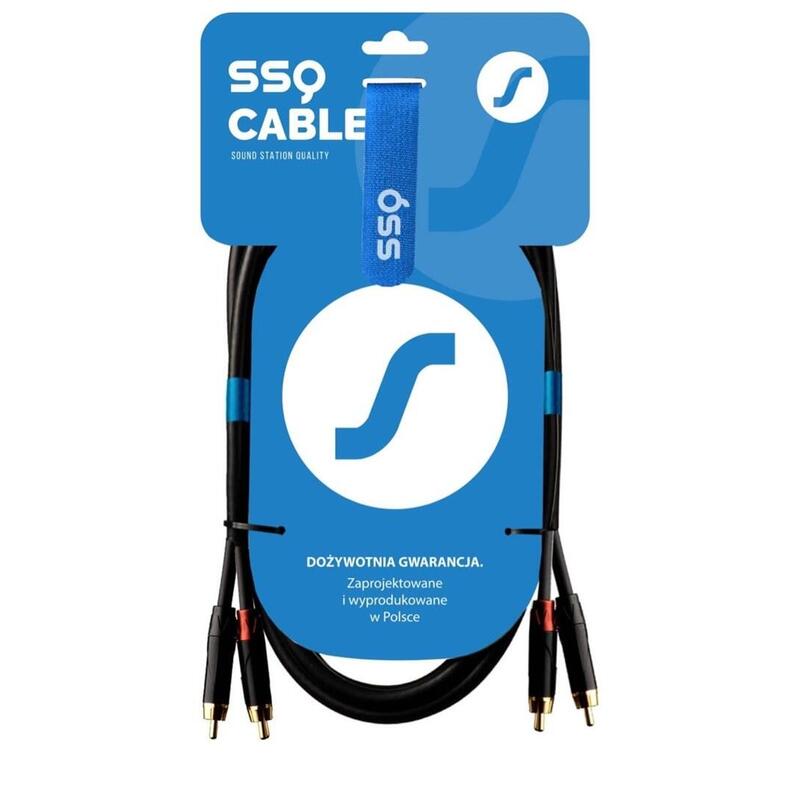 ssq-rcarca2-ss-1432-cable-2x-rca-2x-rca-2-m-negro