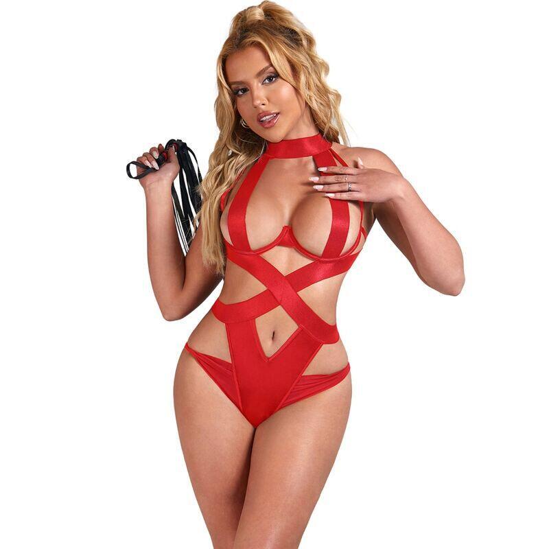 subblime-body-halter-sexy-con-arnes-rojo-sm subblime-body-halter-sexy-con-arnes-rojo-sm