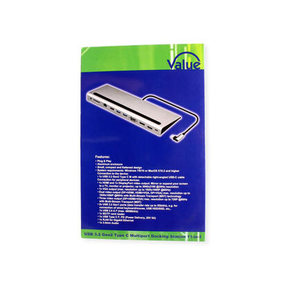 value-usb-32-gen-2-type-c-docking-station-warranty-12m