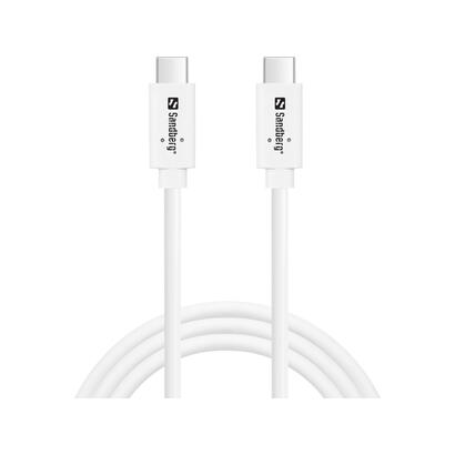 sandberg-136-53-cable-usb-usb-32-gen-2-31-gen-2-1-m-usb-c-blanco