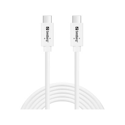 sandberg-136-54-cable-usb-usb-32-gen-2-31-gen-2-2-m-usb-c-blanco