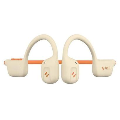 auriculares-havit-freego-1-air-blanconaranja-bluetooth