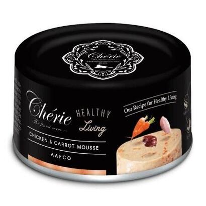 comida-humeda-para-gatos-cherie-chicken-and-carrot-mousse-80g