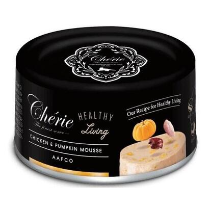 comida-humeda-para-gatos-cherie-chicken-and-pumpkin-mousse-80g