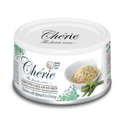 comida-humeda-para-gatos-cherie-chicken-with-spinach-80g