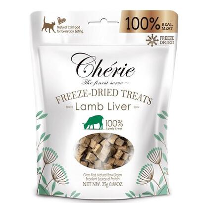 goma-para-gatos-cherie-freeze-dried-lamb-liver-pieces-30g