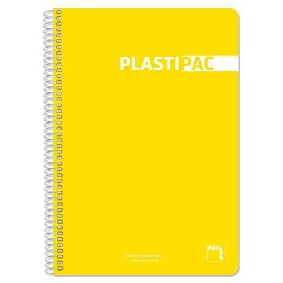 pacsa-cuaderno-plastipac-80h-folio-90gr-4x4mm-tapas-polipropileno-pack-5-ud-amarillo