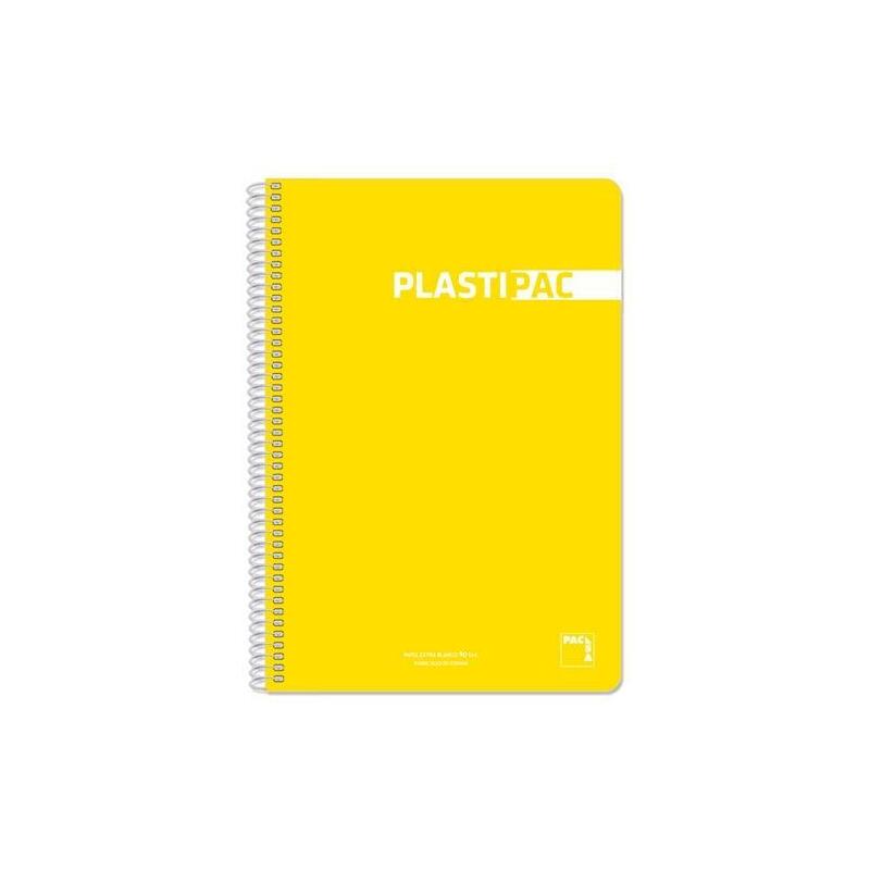 pacsa-cuaderno-plastipac-80h-folio-90gr-4x4mm-tapas-polipropileno-pack-5-ud-amarillo