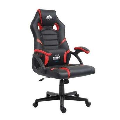 cromad-serie-nitro-silla-gaming-altura-regulable-con-piston-de-gas-clase-2-cojin-lumbar-negrorojo