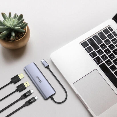unitek-hub-usb-c-31-2x-usb-a-2x-usb-c-5-gbps