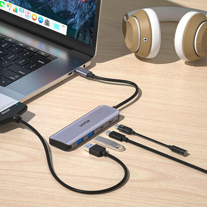 unitek-hub-usb-c-31-2x-usb-a-2x-usb-c-5-gbps