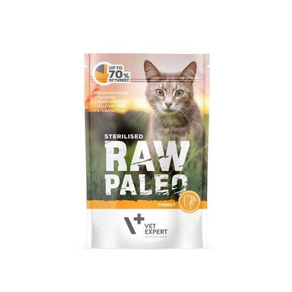 comida-humeda-para-gatos-raw-paleo-adult-cat-sterilised-pavo-100-g