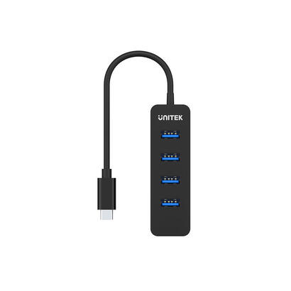 unitek-hub-usb-c-4xusb-a-31-activo-10-w-h1117b