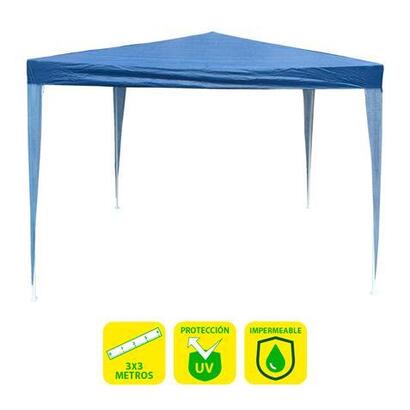 sungarden-carpa-acero-rafia-3x3m-azul