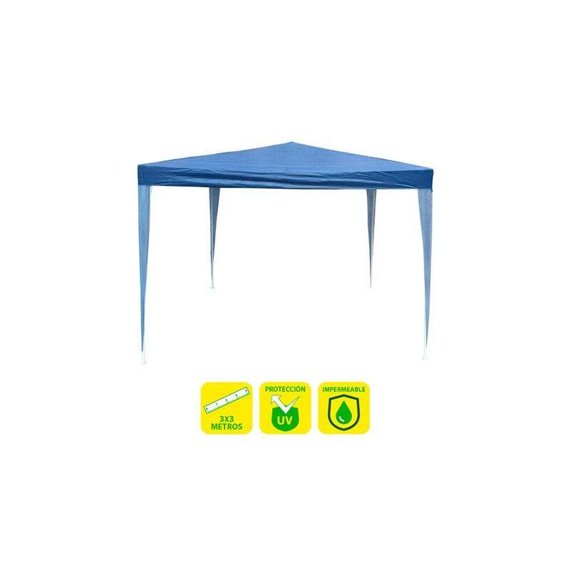 sungarden-carpa-acero-rafia-3x3m-azul