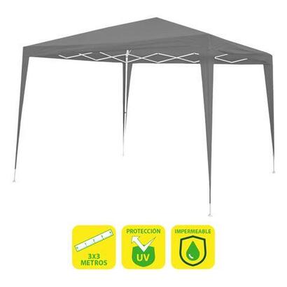 sungarden-carpa-acero-rafia-3x3m-gris