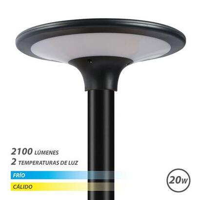 elbat-farola-led-solar-20w-2100lm-3000k6000k-negro