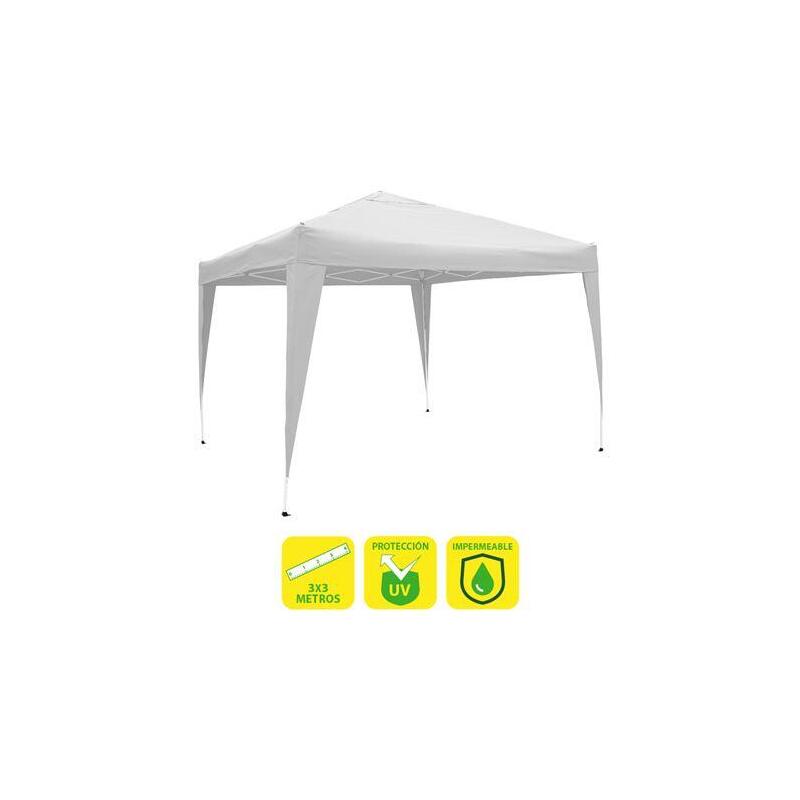 sungarden-carpa-plegable-acero-3x3m-blanca-blanco