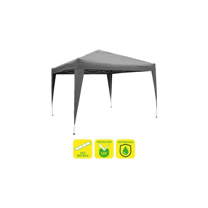 sungarden-carpa-plegable-acero-3x3m-gris-blanco