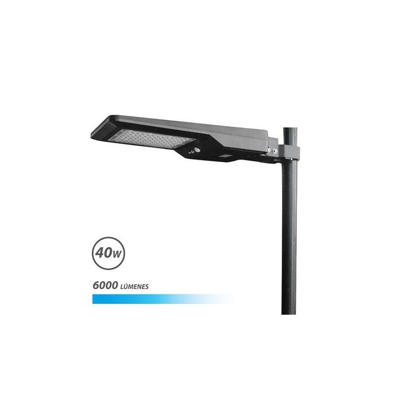 elbat-farola-led-solar-40w-pro-6000lm-6000k-negro