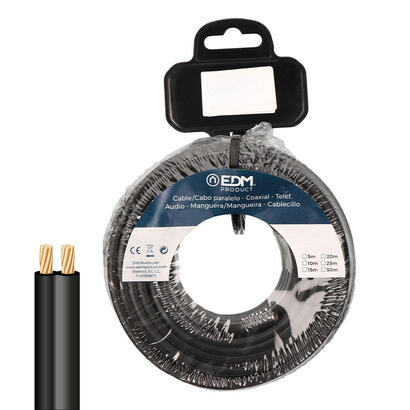 cable-paralelo-2x075mm-negro-25m