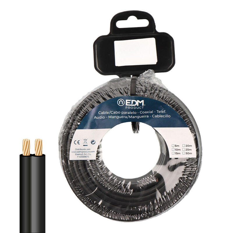 cable-paralelo-2x075mm-negro-25m
