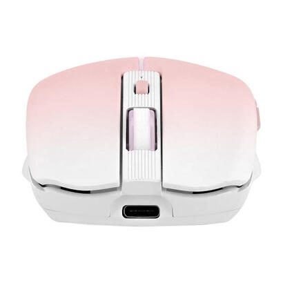 tnb-gradient-raton-inalambrico-recargable-dual-connect-rosa