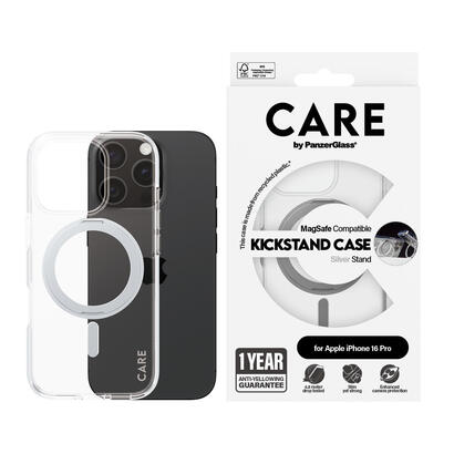 panzerglass-care-by-case-transparent-w-silver-kickstand-magsafe-iphone-16-pro-funda-para-apple-iphone-16-pro-transparente