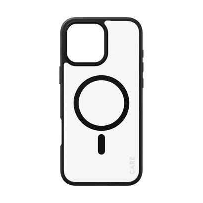 panzerglass-care-by-urban-combat-case-transparent-w-black-frame-magsafe-iphone-16-pro-max-funda-para-apple-iphone-16-pro-max-neg