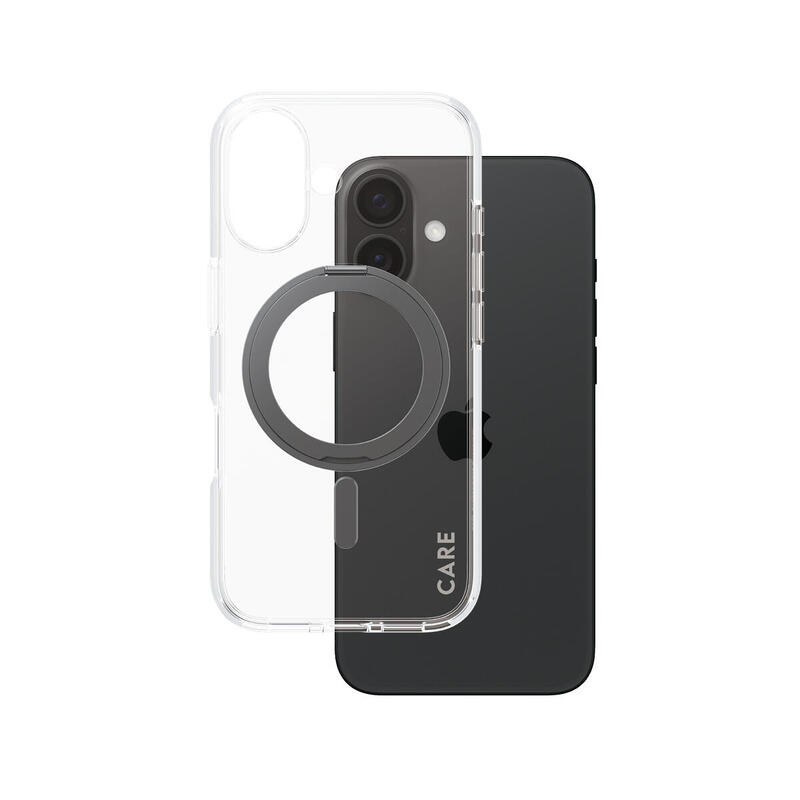 panzerglass-care-by-case-transparent-w-black-kickstand-magsafe-iphone-16-funda-para-apple-iphone-16-negro