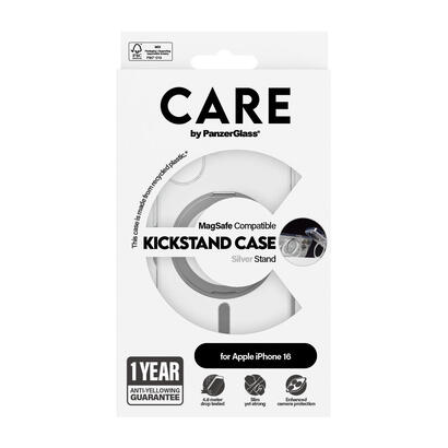 panzerglass-care-feature-kickstand-iphone-16-silber