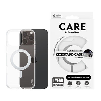 panzerglass-care-by-case-transparent-w-silver-kickstand-magsafe-iphone-16-pro-max-funda-para-apple-iphone-16-pro-max-transparent