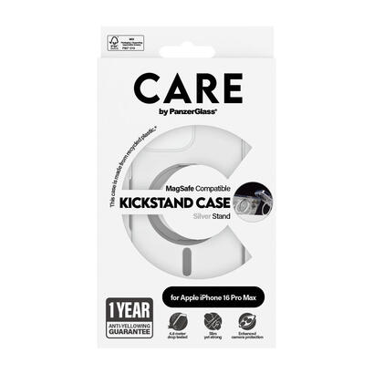panzerglass-care-feature-kickstand-iphone-16-pro-max-silbe
