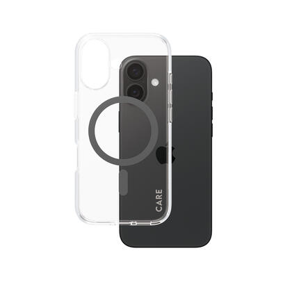 panzerglass-care-by-urban-combat-case-transparent-w-black-magsafe-iphone-16-funda-para-apple-iphone-16-negro
